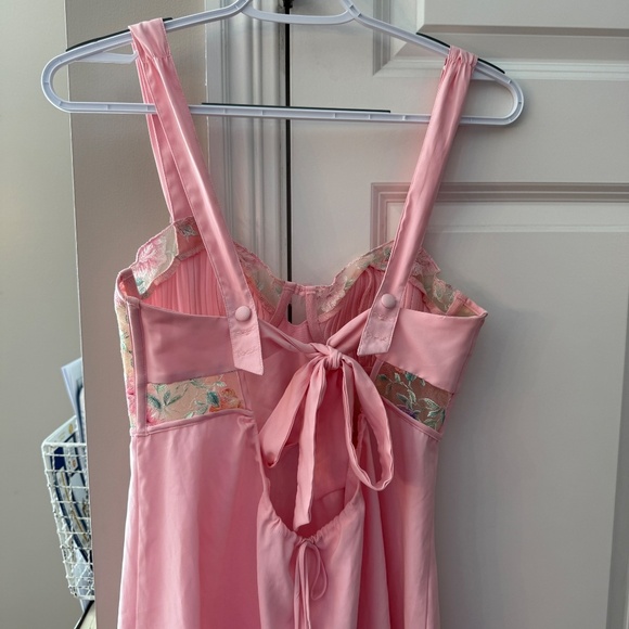 New! FOR LOVE & LEMONS Pastel Watercolor Rose Dress 45041 - Picture 9 of 14